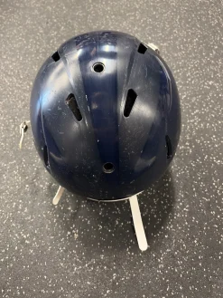 Used Riddell VICTOR HELMET YOUTH 2022 FB Helmet Navy Blue SM