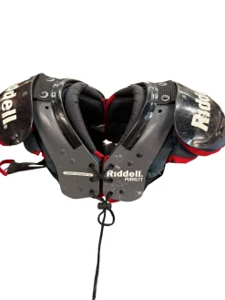 Used Riddell XS FB Shoulder Pads Black XS