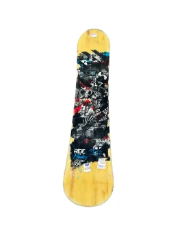 Used Ride 154 Mens Snowboard Only Tan 154 cm