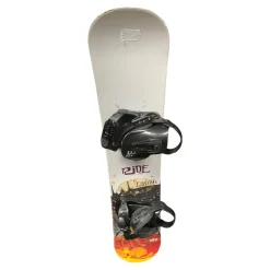 Used Ride LOWRIDE Boys Board/Binding White 115 cm