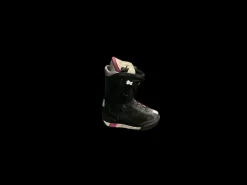 Used Ride ONYX Girls Snowboard Boots Black Junior 06