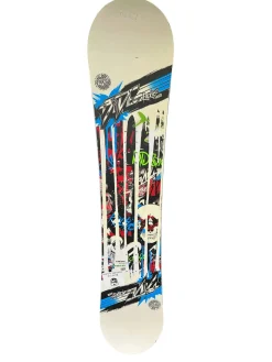 Used Ride RUCKUS Mens Snowboard Only White 145 cm