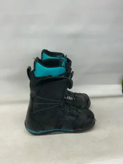Used Ride SAGE BOA COILER Womens Snowboard Boots Black Senior 8