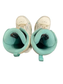 Used Ride SPARKLE Girls Snowboard Boots Carolina Blue And White Junior 05