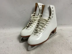 Used Riedell 320 JOHN WILSON SHEFFIELD CLUB WomensFigure Skate White Senior 6
