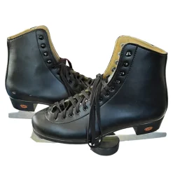 Used Riedell 110B Mens Figure Skate Black Senior 12