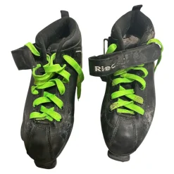 Used Riedell DART Junior Roller Quad Skates Black Junior 05