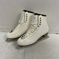 Used Riedell DIAMOND WomensFigure Skate White Senior 8.5