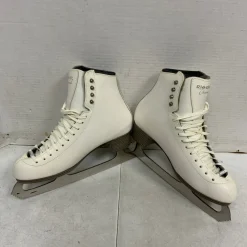 Used Riedell DIAMOND WomensFigure Skate White Senior 8.5