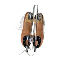 Used Riedell FIGURE SKATES WomensFigure Skate White Senior 7