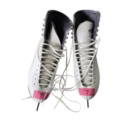 Used Riedell FIGURE SKATES WomensFigure Skate White Senior 7
