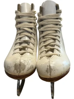 Used Riedell GIRLS FIGURE Girls Figure Skate White Youth 12.0