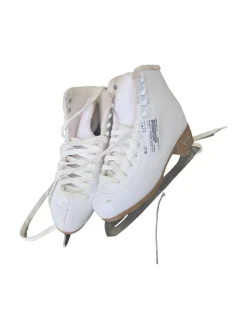Used Riedell HORIZON SKATES SIZE 5 WomensFigure Skate White Senior 5