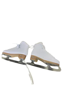 Used Riedell HORIZON SKATES SIZE 5 WomensFigure Skate White Senior 5