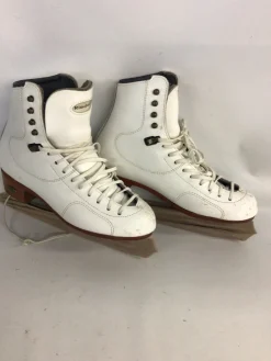 Used Riedell JUBILEE WomensFigure Skate White Senior 6.5