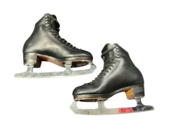 Used Riedell Mens Figure Skate Black Senior 7.5