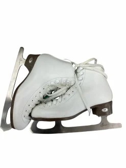 Used Riedell OPAL WomensFigure Skate White Senior 5