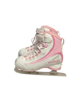 Used Riedell SOAR SOFTBOOT Girls Figure Skate Pink Junior 02