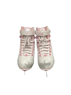 Used Riedell SOAR SOFTBOOT Girls Figure Skate Pink Junior 02