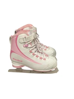 Used Riedell SOAR SOFTBOOT Girls Figure Skate Pink Junior 02