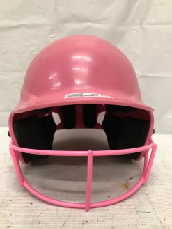 Used RIP-IT PINK Batting Helmet w/Mask Pink SM