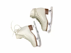 Used Risport Girls Figure Skate White Junior 04.5
