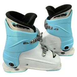Used Roces IDEA UP Girls DH Ski Boot Carolina Blue 190 MP - Y12