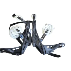 Used ROCKY MTN PREMIUM PEAK ADT SB BINDINGS Womens Binding Only Black And White S/M