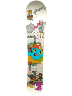 Used Rome SDS Womens Snowboard Only White 142 cm