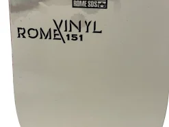 Used Rome VINYL Snowboard White 151 cm