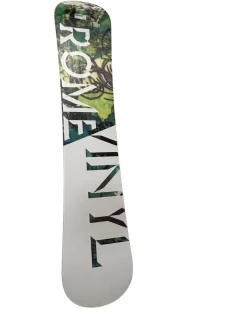 Used Rome VINYL Snowboard White 151 cm