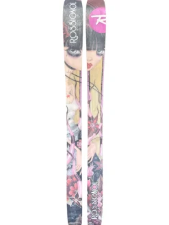 Used Rossignol 87 Womens DH Ski/Binding Pink 168 cm