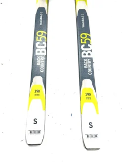 Used Rossignol BC59 W SALOMON SZ 42 BOOTS Womens XC Ski/Binding 190 cm