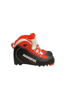 Used Rossignol Boys NNN XC Ski Boots Black JR-03