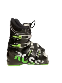 Used Rossignol COMP J Boys DH Ski Boot Black 245 MP - M06.5 - W07.5