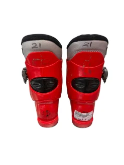 Used Rossignol COMPJ Boys DH Ski Boot Red 215 MP - J03