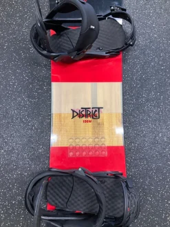 Used Rossignol DISTRICT Mens Board/Bindings Black 156 cm