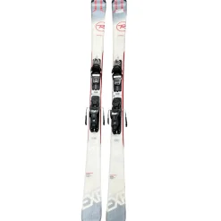 Used Rossignol EXP 78 Mens DH Ski/Binding Red 166 cm