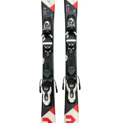 Used Rossignol EXPERIENCE RTL Boys DH Ski/Binding Red 134 cm