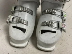 Used Rossignol FUN GIRL Girls DH Ski Boot White And Pink 185 MP - Y12