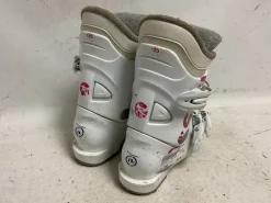Used Rossignol FUN GIRL Girls DH Ski Boot White And Pink 185 MP - Y12