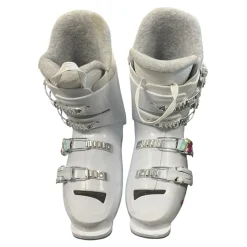 Used Rossignol FUN GIRL Girls DH Ski Boot White 245 MP - M06.5 - W07.5