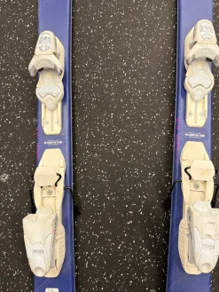 Used Rossignol PRO EXPERIENCE Womens DH Ski/Binding Navy Blue 140 cm
