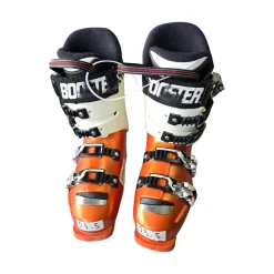 Used Rossignol RADICAL WORLD CUP SI 90 SKI BOOTS Boys DH Ski Boot Orange 235 MP - J05.5 - W06.5