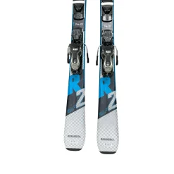Used Rossignol REACT 2 CARBON Mens DH Ski/Binding Royal Blue 146 cm