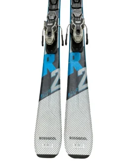 Used Rossignol REACT 2 CARBON Mens DH Ski/Binding Royal Blue 162 cm