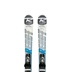 Used Rossignol REACT 2 CARBON Mens DH Ski/Binding Royal Blue 146 cm