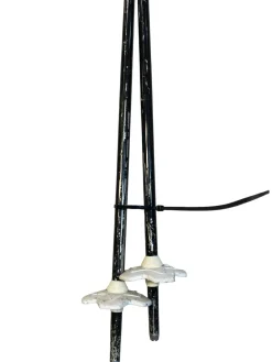 Used Rossignol SKI POLES Mens DH Ski Pole Black 105 cm / 42 in