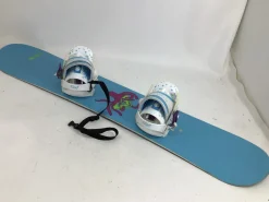 Used Roxy 128 OCTOPUS BOARD W BINDINGS Girls Board/Binding Carolina Blue 128 cm