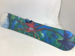 Used Roxy 128 OCTOPUS BOARD W BINDINGS Girls Board/Binding Carolina Blue 128 cm